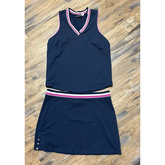 Tail Other - Tail 2 Piece Set Top + Skirt Activewear Golf/Tennis Women’s Size Medium Stretch